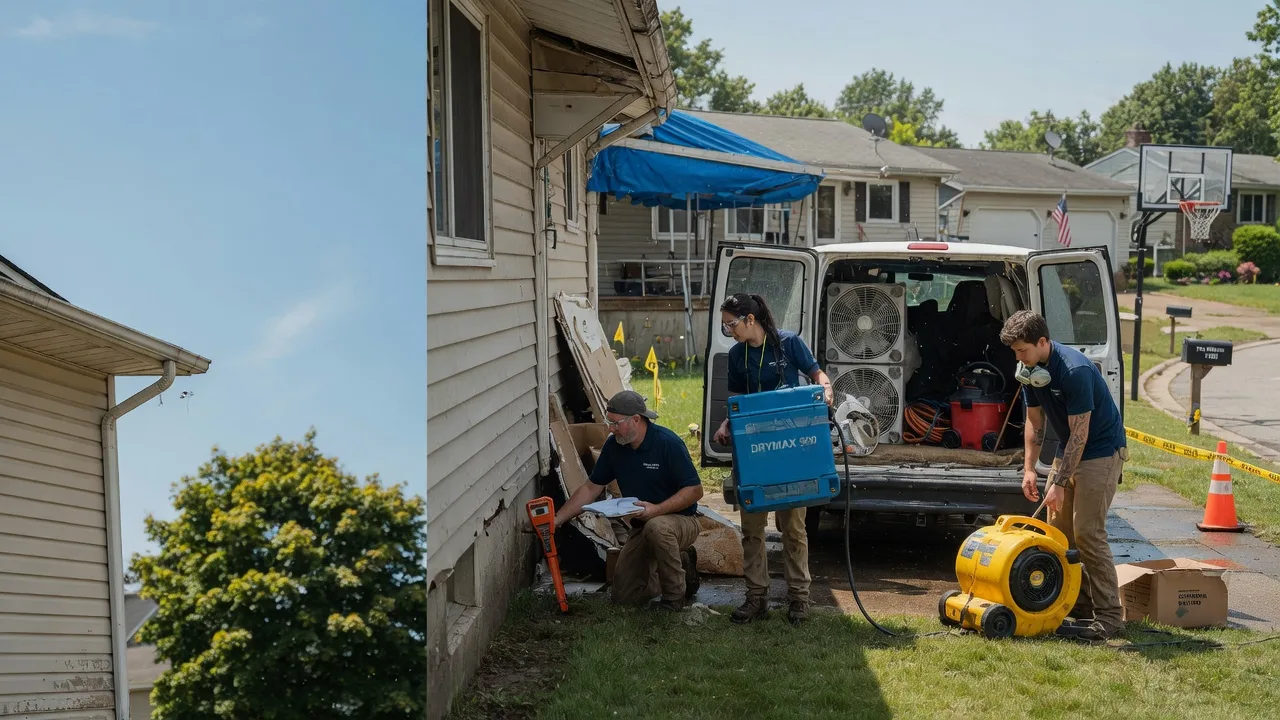 Ceiling Leak Cleanup in Jacobsburg, OH near me